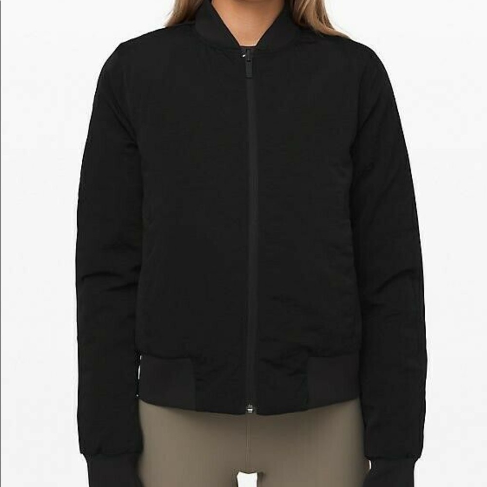 Reversible puffer bomber Lululemon jacket